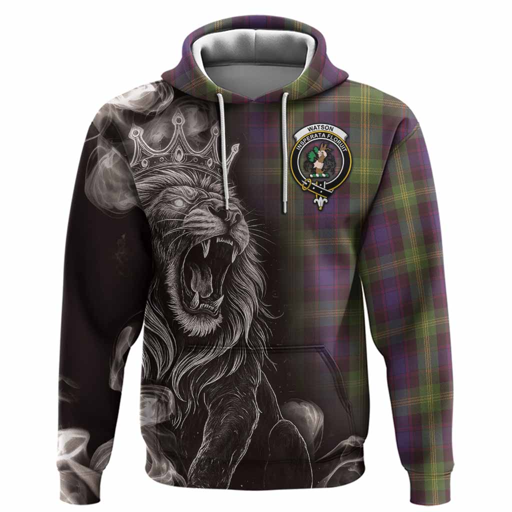 Watson Tartan Hoodie Roaring Lion Heritage