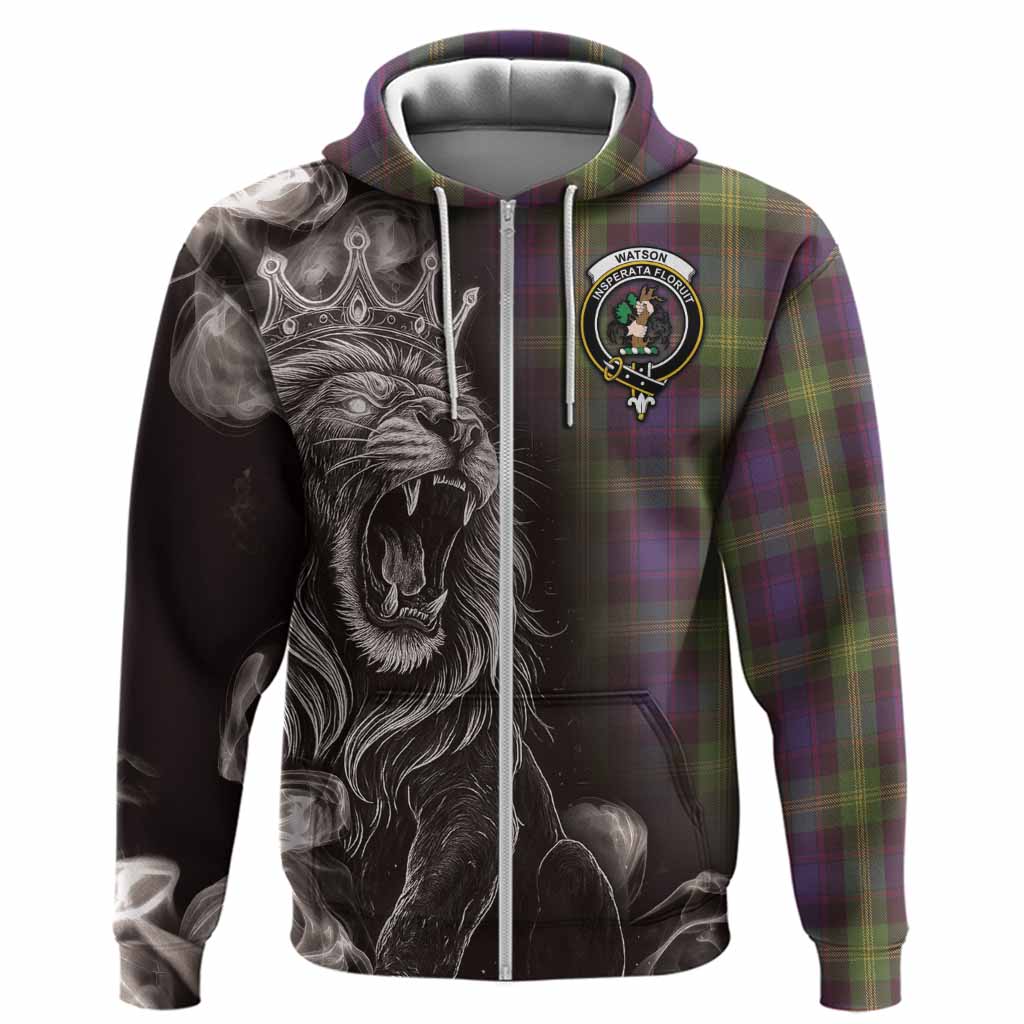 Watson Tartan Hoodie Roaring Lion Heritage