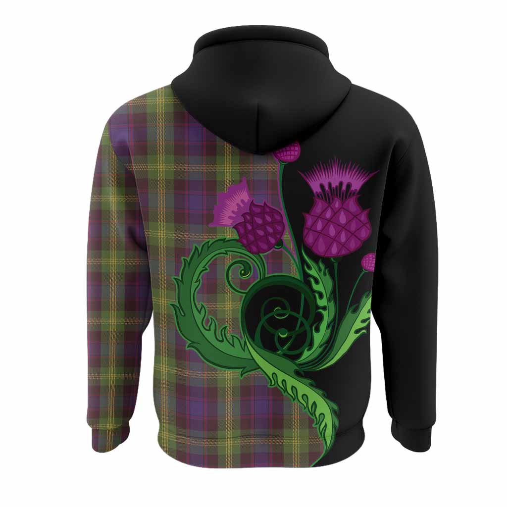 Watson Tartan Hoodie Traditional Scottish Thistle
