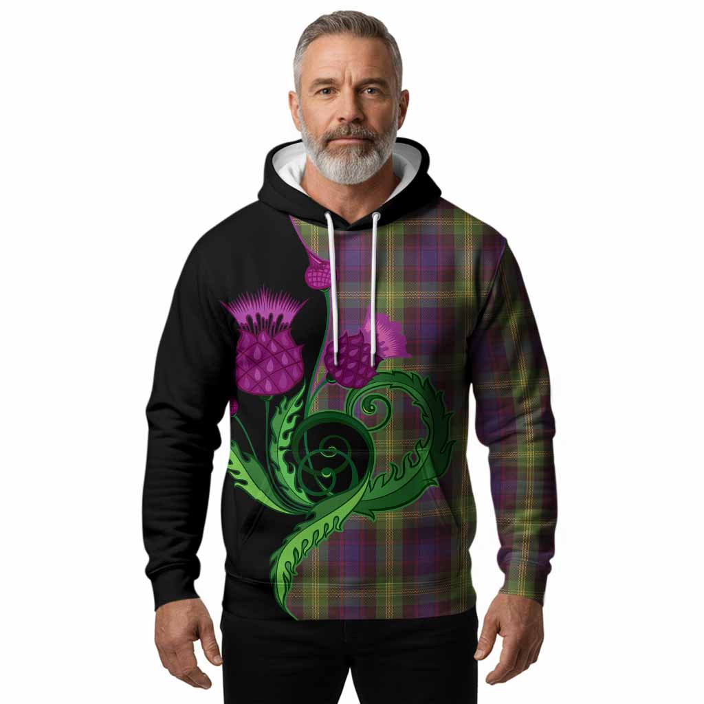 Watson Tartan Hoodie Traditional Scottish Thistle