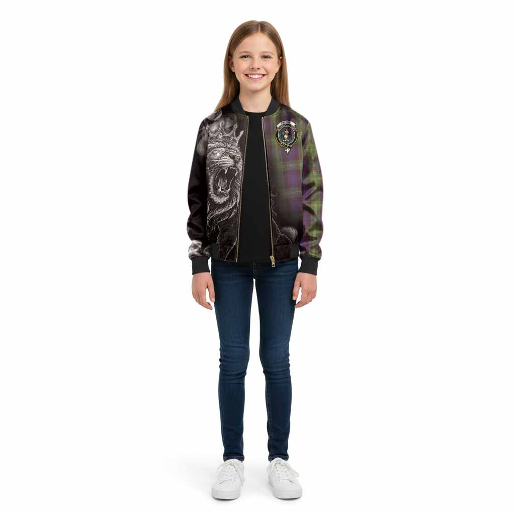 Watson Tartan Kid Bomber Jacket Roaring Lion Heritage
