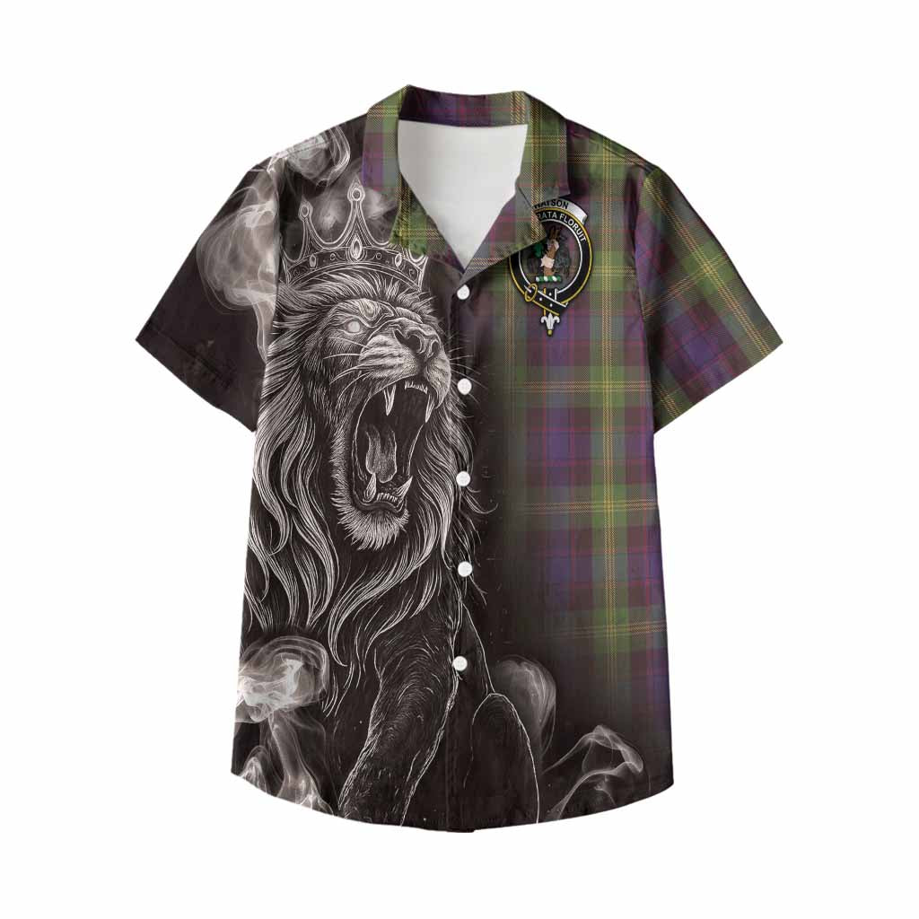 Watson Tartan Kid Hawaiian Shirt Roaring Lion Heritage