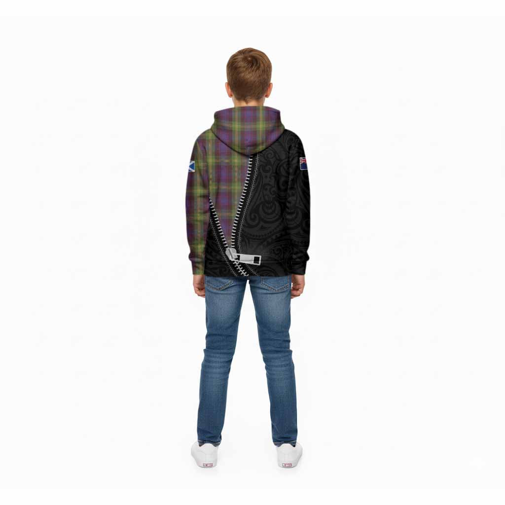 Watson Tartan Kid Hoodie New Zealand Pattern Unique Zipper Stylized