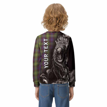 Watson Tartan Kid Knitted Sweatshirt Roaring Lion Heritage
