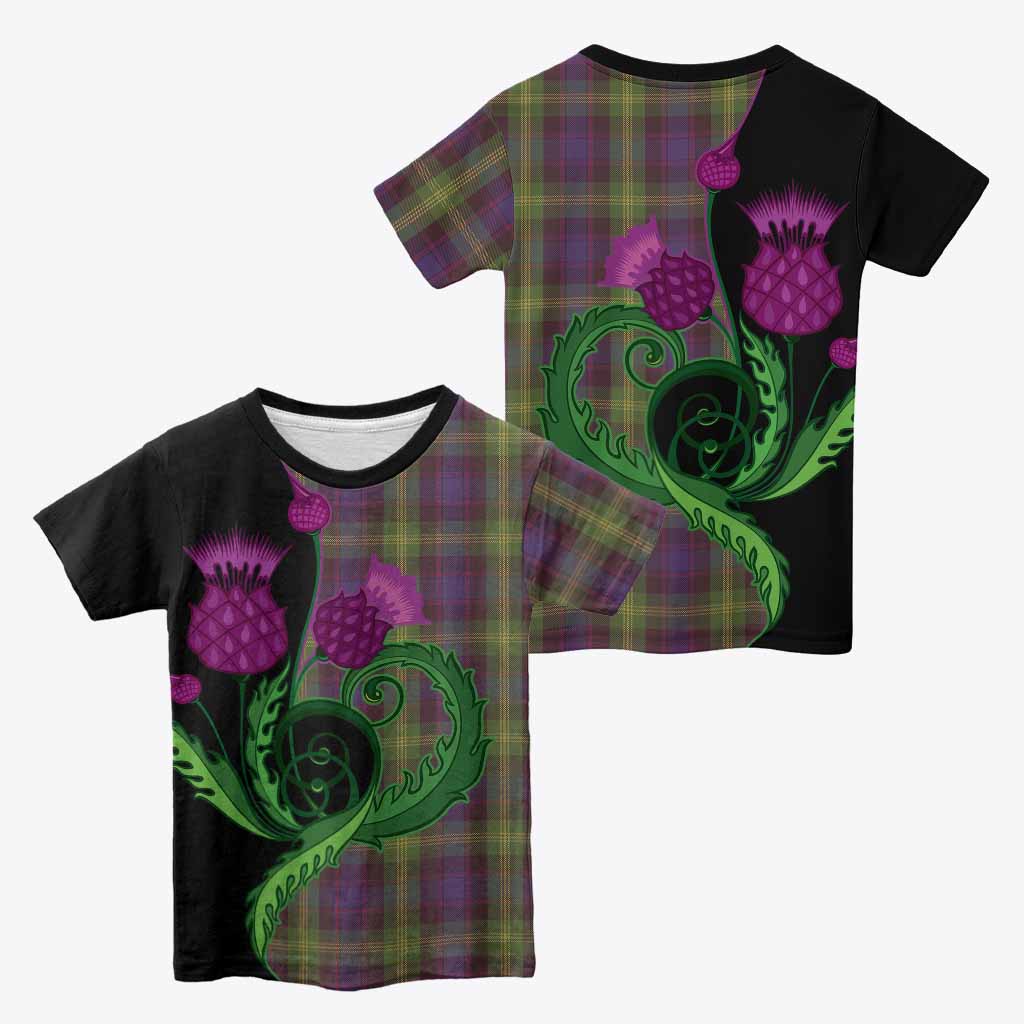 Watson Tartan Kid T-shirt Traditional Scottish Thistle