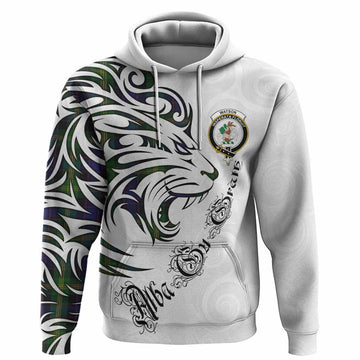 Watson Tartan Lion Roar Hoodie Alba Gu Brath with Celtic Motifs