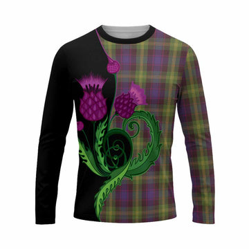 Watson Tartan Long Sleeve T-Shirt Traditional Scottish Thistle