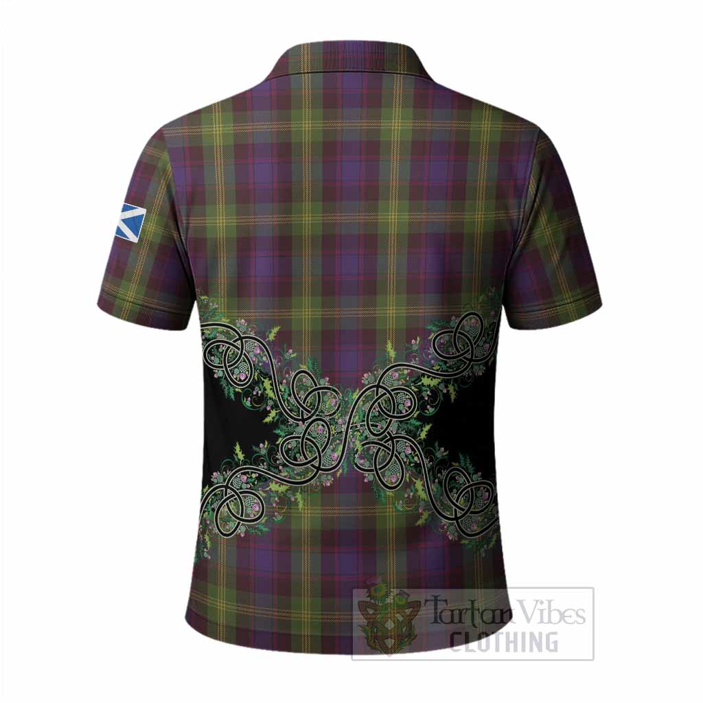 Watson Tartan Polo Shirt Thistle Scottish Spirit