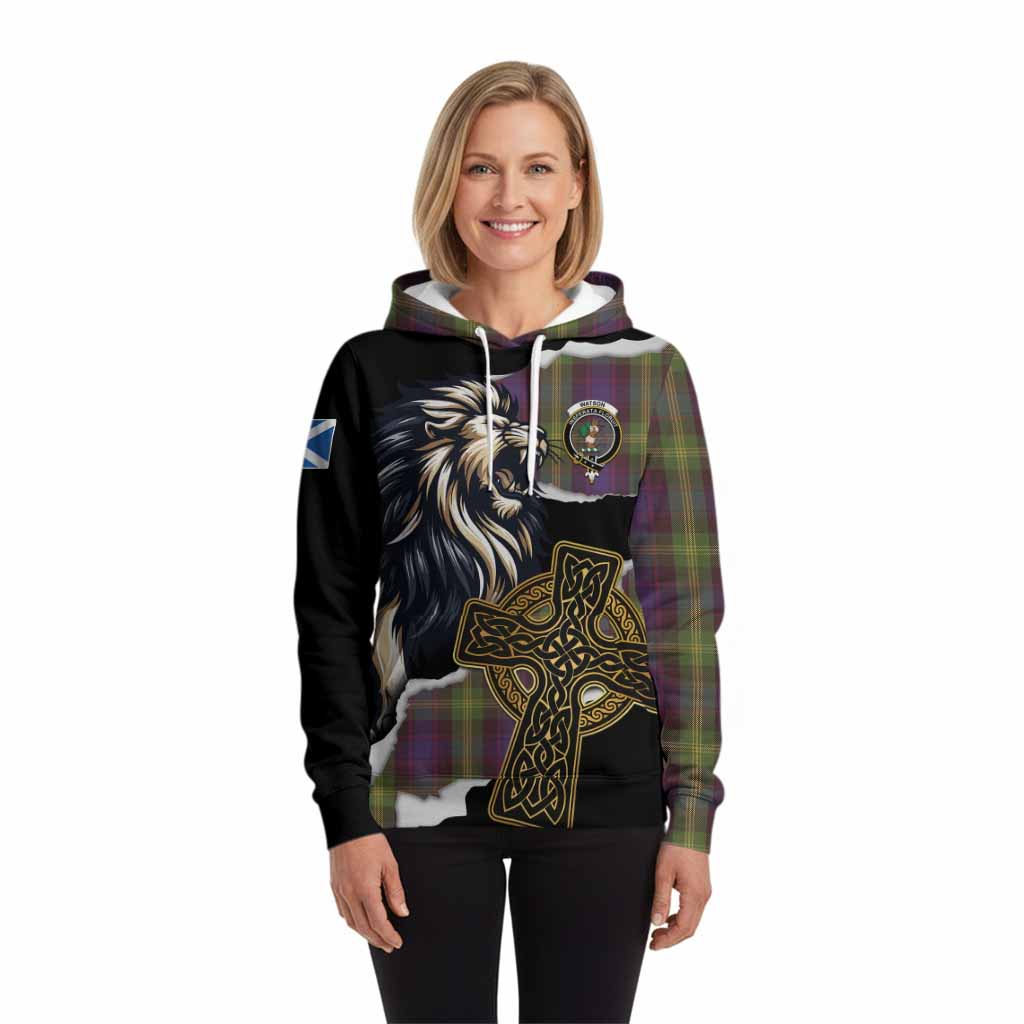 Watson Tartan Scottish Hoodie Lion Celtic Heritage