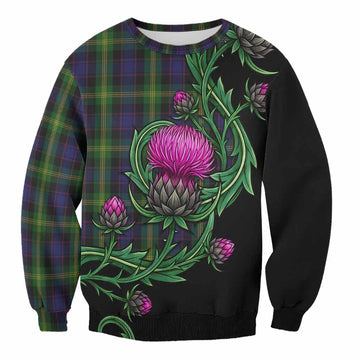 Watson Tartan Sweatshirt Resilient Scottish Thistle