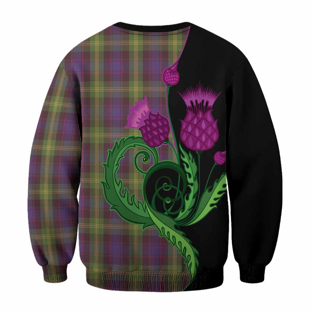 Watson Tartan Sweatshirt Traditional Scottish Thistle