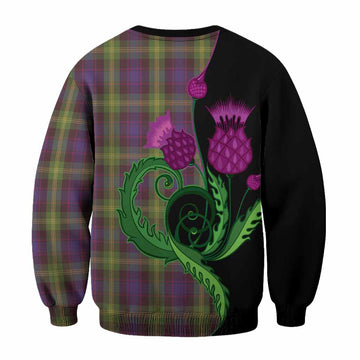 Watson Tartan Sweatshirt Traditional Scottish Thistle