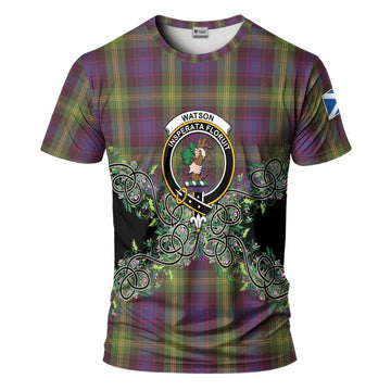 Watson Tartan T-Shirt Thistle Scottish Spirit