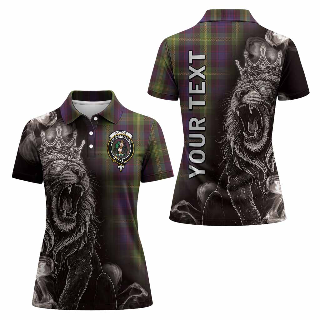 Watson Tartan Women Polo Shirt Roaring Lion Heritage