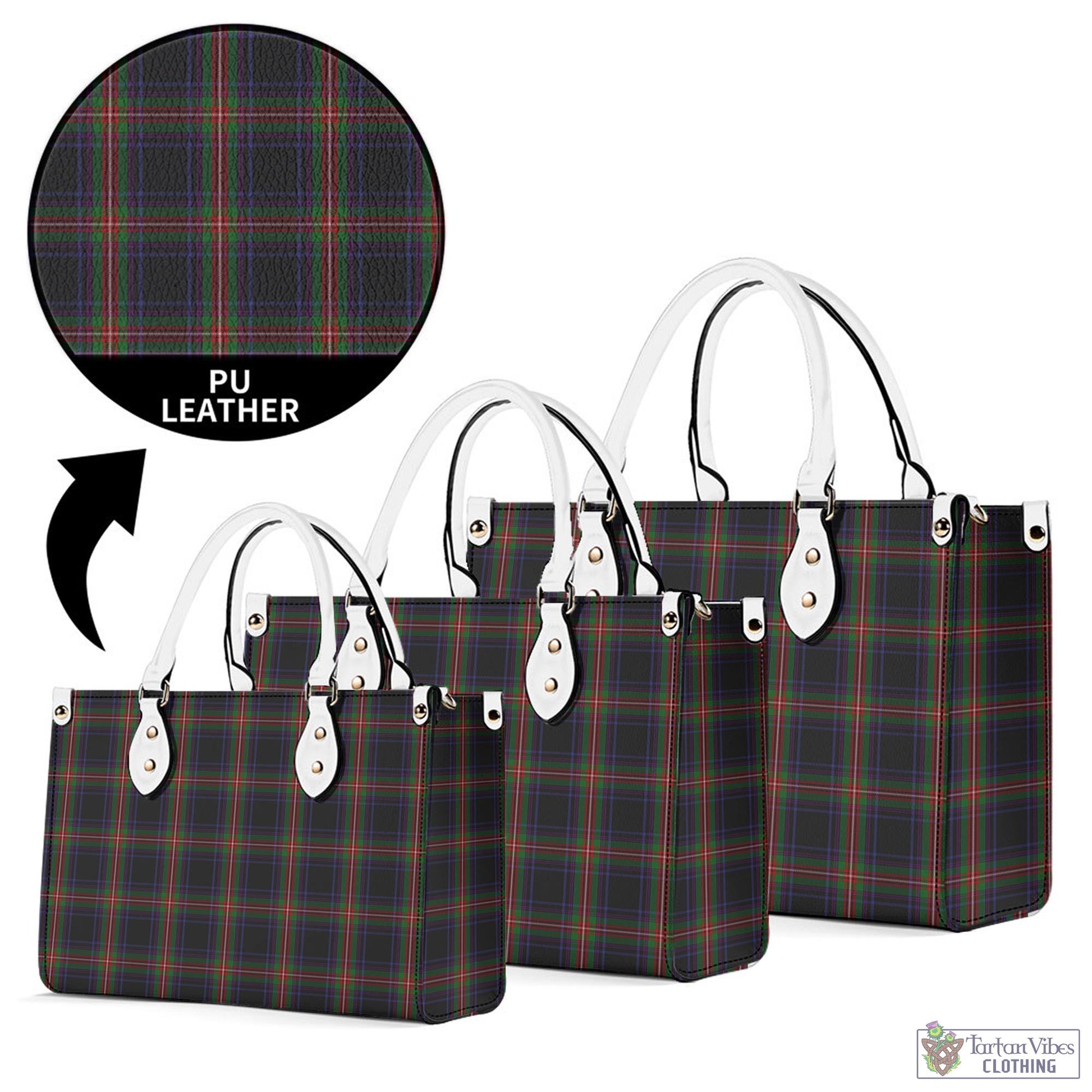Tartan Vibes Clothing Watt Tartan Luxury Leather Handbags