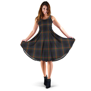 Watt Tartan Sleeveless Midi Womens Dress
