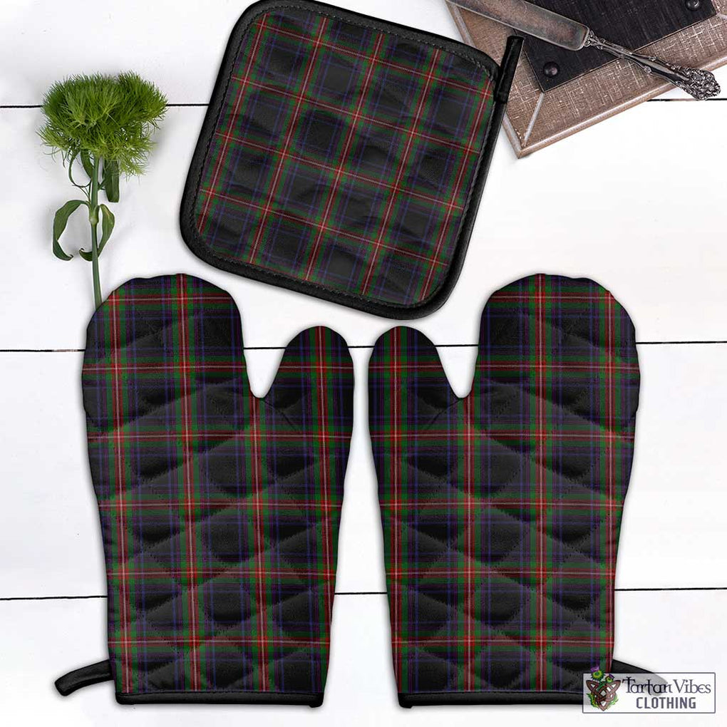 Watt Tartan Combo Oven Mitt & Pot-Holder Combo 1 Oven Mitt & 1 Pot-Holder Black - Tartan Vibes Clothing