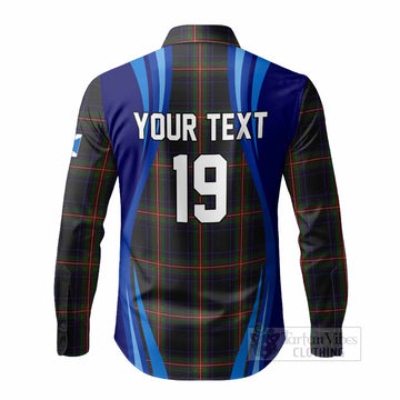 Watt Scotland Football Tartan Long Sleeve Button Shirts Lion Mascot Go Scottish