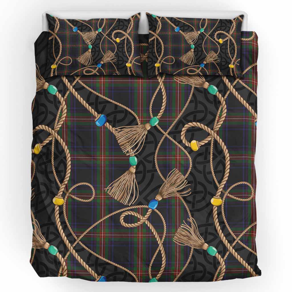 Watt Scottish Tartan Twisted Ropes Stylized Bedding Set UK Bedding Set UK King 91*87 inch - Tartan Vibes Clothing