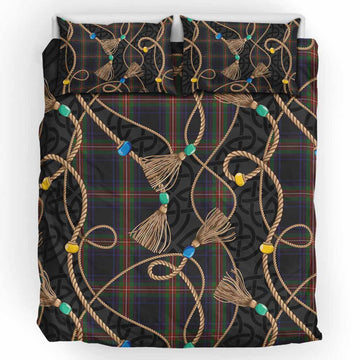 Watt Scottish Tartan Twisted Ropes Stylized Bedding Set UK Bedding Set UK King 91*87 inch - Tartan Vibes Clothing