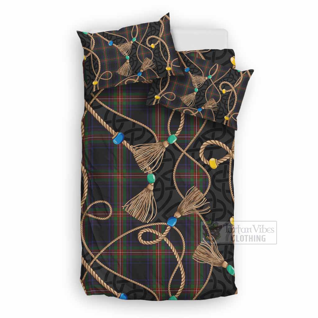 Watt Scottish Tartan Twisted Ropes Stylized Bedding Set UK Bedding Set UK Double 79*79 inch - Tartan Vibes Clothing