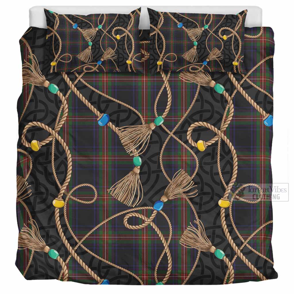 Watt Scottish Tartan Twisted Ropes Stylized Bedding Set UK Bedding Set UK Super King 104*94 inch - Tartan Vibes Clothing