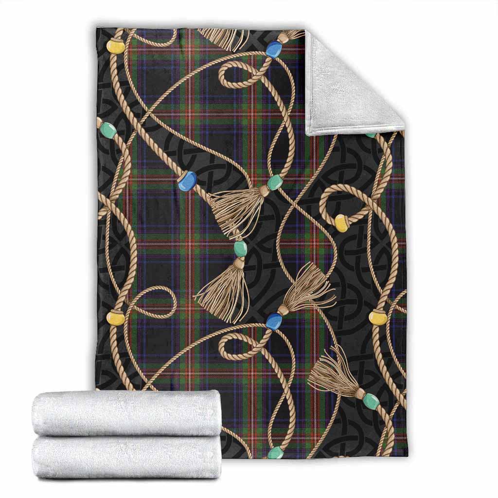 Watt Scottish Tartan Twisted Ropes Stylized Blanket X-Large 59 x 79 inches 150 x 200 cm - Tartan Vibes Clothing