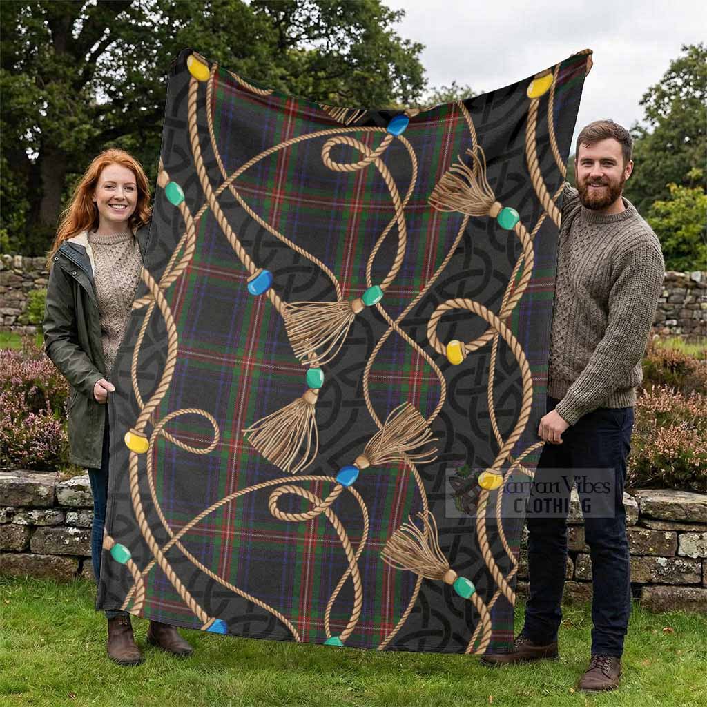 Watt Scottish Tartan Twisted Ropes Stylized Blanket - Tartan Vibes Clothing