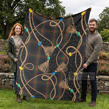 Watt Scottish Tartan Twisted Ropes Stylized Blanket - Tartan Vibes Clothing