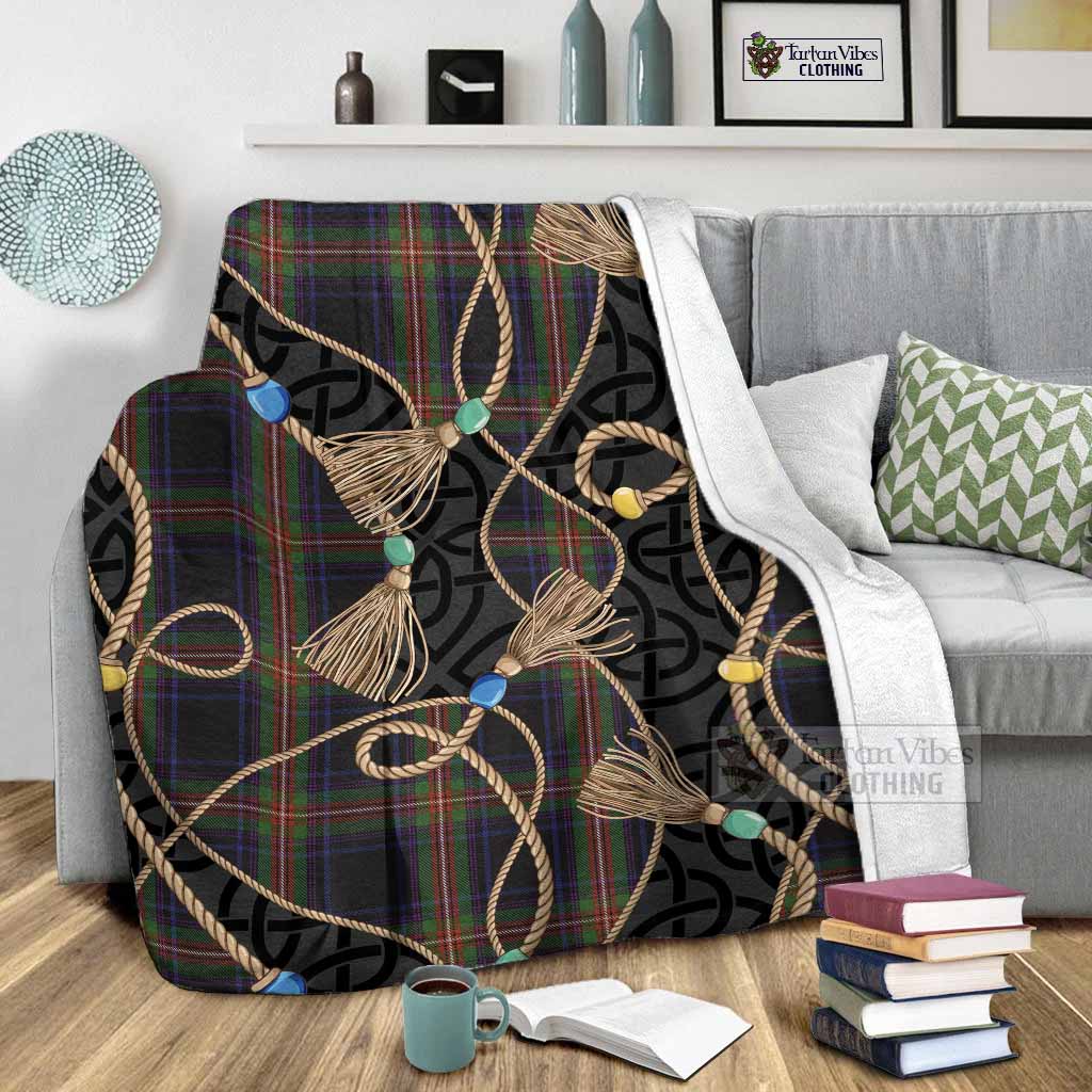 Watt Scottish Tartan Twisted Ropes Stylized Blanket - Tartan Vibes Clothing
