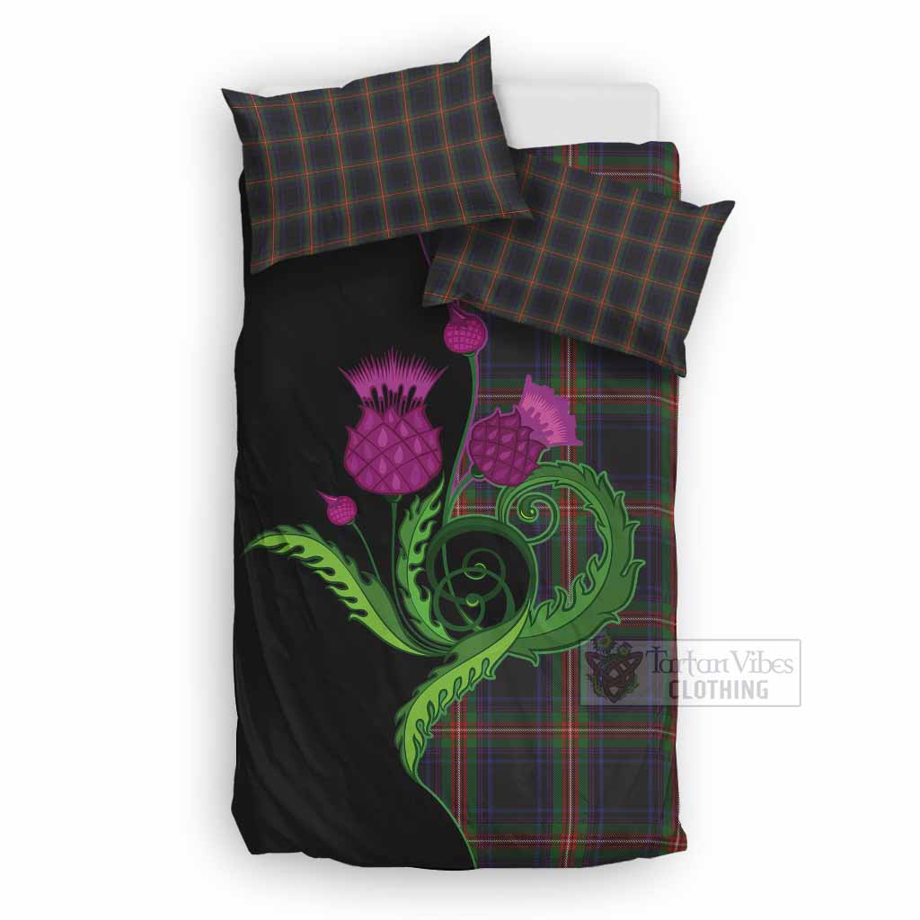Watt Tartan Bedding Set Traditional Scottish Thistle UK Bedding Set UK Double 79*79 inch - Tartan Vibes Clothing