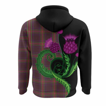 Watt Tartan Hoodie Traditional Scottish Thistle