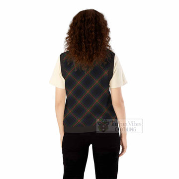 Watt Tartan  Knitted V-Neck Vest Cross Style