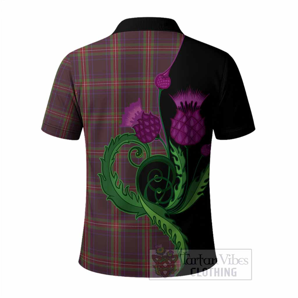 Watt Tartan Polo Shirt Traditional Scottish Thistle