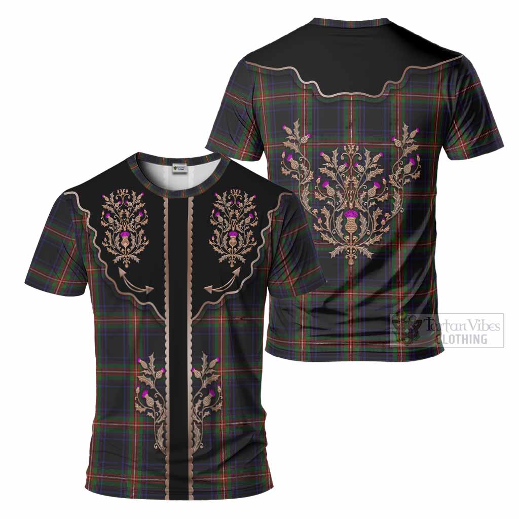 Watt Tartan T-Shirt Thistle Ornament Western Yoke