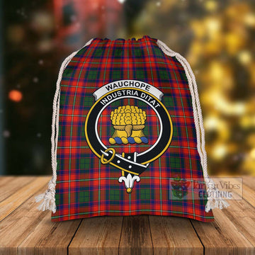 Wauchope Tartan Christmas Santa's Bag with Family Crest - Tartan Vibes Clothing