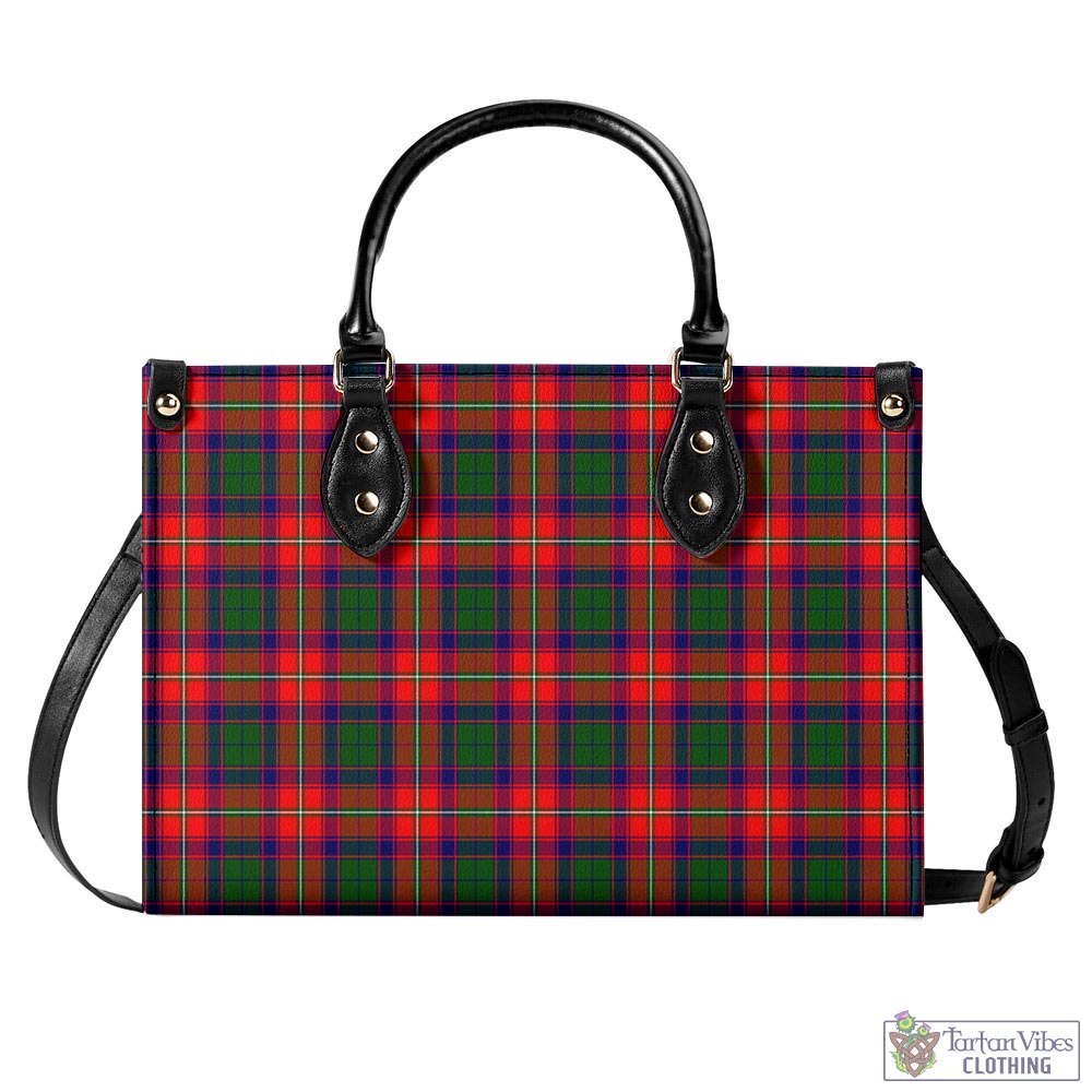 Wauchope Tartan Luxury Leather Handbags L - Tartan Vibes Clothing