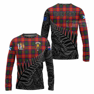 Wauchope Crest Tartan Long Sleeve T-Shirt with New Zealand Silver Fern Half Style Unisex - Tartan Vibes Clothing