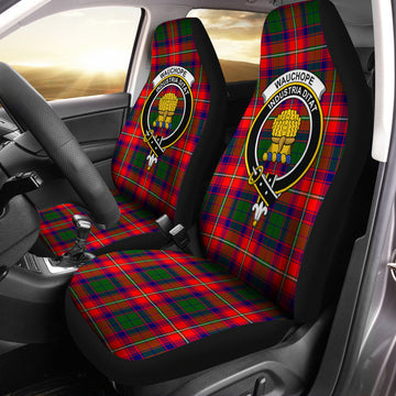 Wauchope Tartan Car Seat Cover with Family Crest