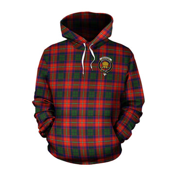 Wauchope Tartan Cotton Hoodie with Family Crest Celtic Skull Style Pullover Hoodie XS - Tartan Vibes Clothing