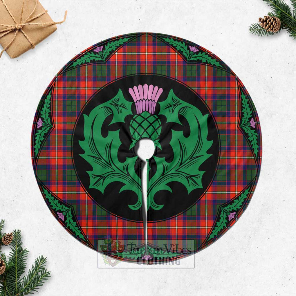 Wauchope Tartan Christmas Tree Skirt Scottish Thistle Style Casual Tree Skirts - Tartan Vibes Clothing