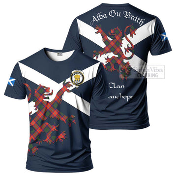 Wauchope Tartan Lion Rampant T-Shirt Proudly Display Your Heritage with Alba Gu Brath and Clan Name Kid's Shirt - Tartan Vibes Clothing