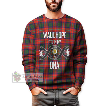 Wauchope Tartan Sweatshirt with Family Crest DNA In Me Style Unisex - Tartan Vibes Clothing