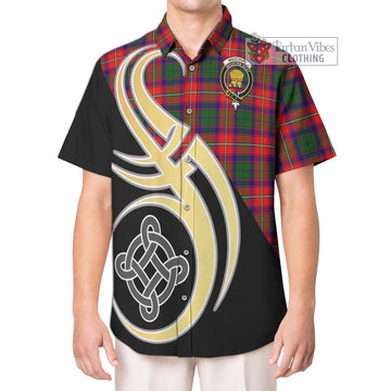 Wauchope Tartan Hawaiian Shirt with Family Crest and Celtic Symbol Style Kid - Tartan Vibes Clothing