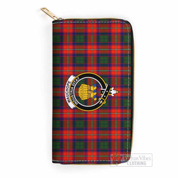 Tartan Vibes Clothing Wauchope Tartan Women's Leather Wallet with Family Crest