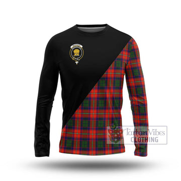 Wauchope Tartan Long Sleeve T-Shirt with Family Crest and Military Logo Style Unisex - Tartan Vibes Clothing