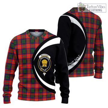 Wauchope Tartan Ugly Sweater with Family Crest Circle Style Unisex - Tartan Vibes Clothing