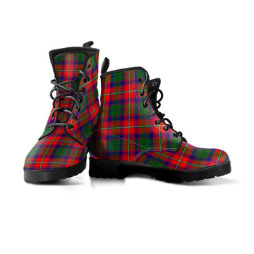 Wauchope Tartan Leather Boots Men' Boots - Tartan Vibes Clothing