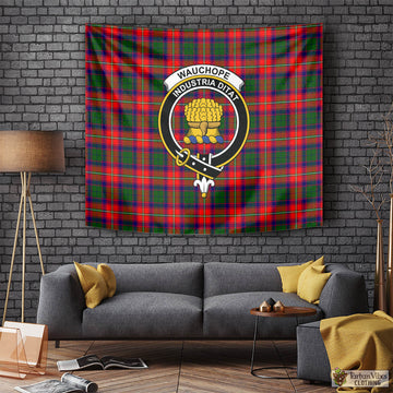 Wauchope Tartan Tapestry Wall Hanging and Home Decor for Room with Family Crest