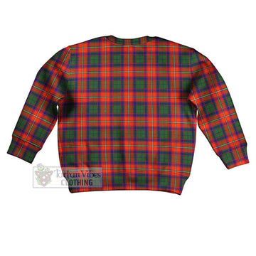 Wauchope Tartan Kid Ugly Sweater with Family Crest - Tartan Vibes Clothing